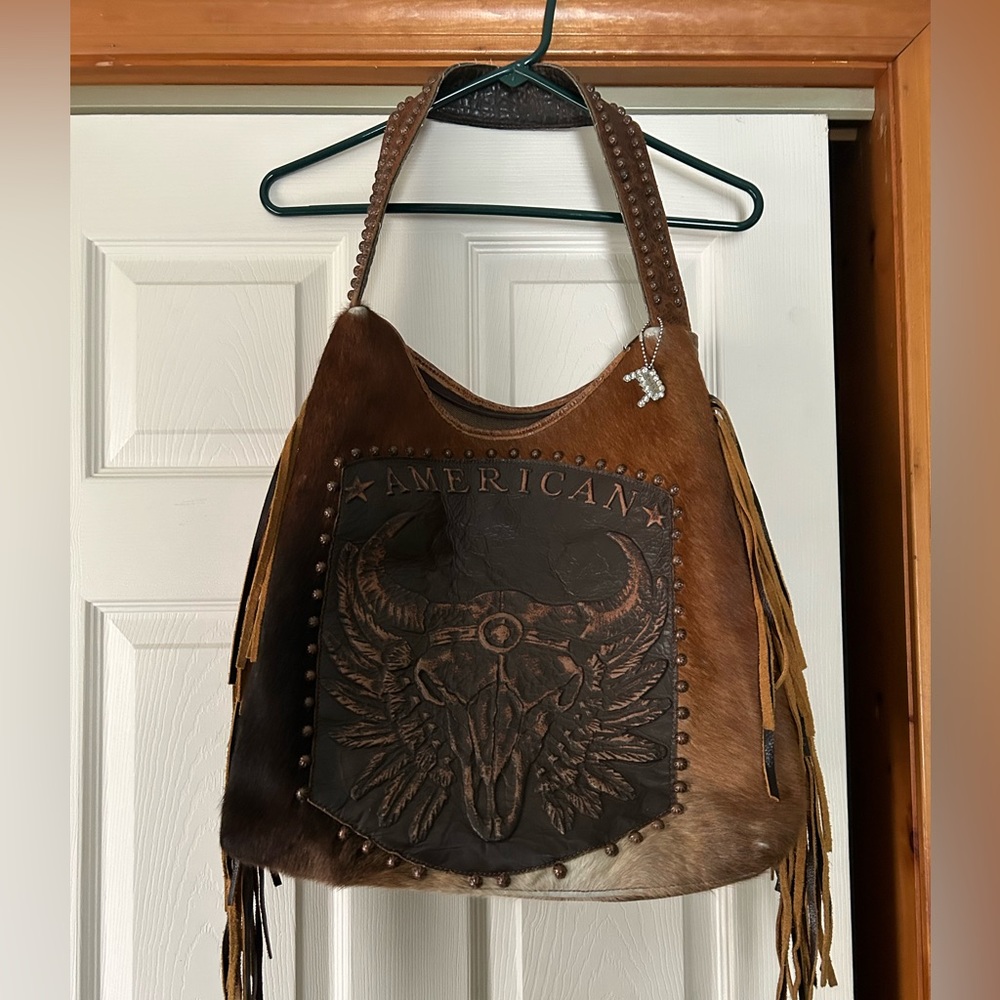 Raviani brown leather fridge American Bag